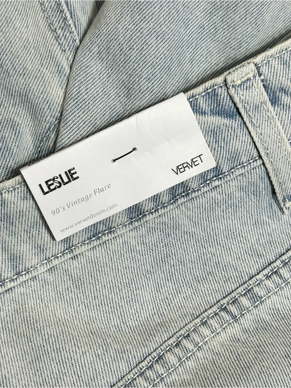 New! Vervet High Rise Leslie 90s Vintage Flare Leg Jeans Womens Size 29 - Picture 8 of 15